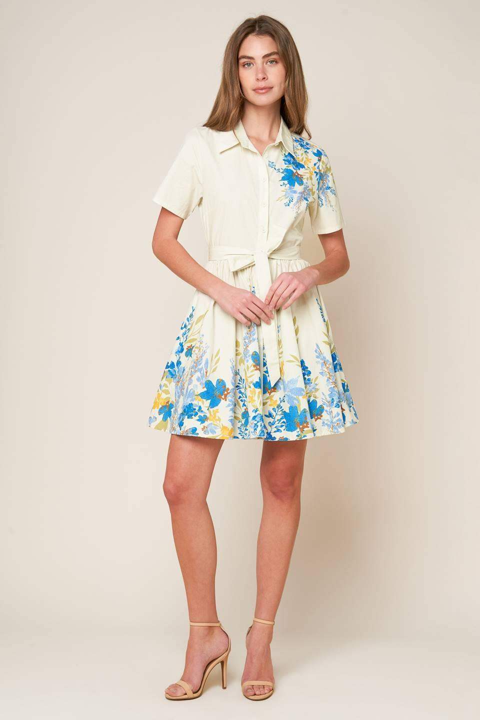 ALWAYS REMARKABLE WOVEN MINI DRESS - Flying Tomato - Flyclothing LLC
