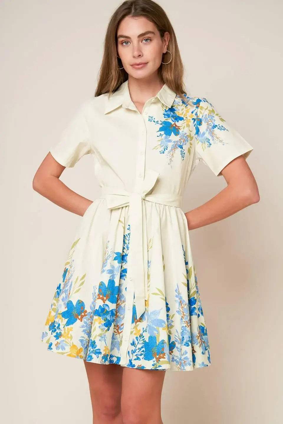 ALWAYS REMARKABLE WOVEN MINI DRESS - Flying Tomato - Flyclothing LLC