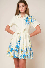 ALWAYS REMARKABLE WOVEN MINI DRESS - Flying Tomato - Flyclothing LLC