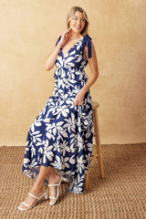 TWILIGHT VENTURE WOVEN MAXI DRESS - Flying Tomato - Flyclothing LLC