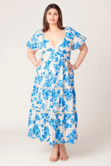 BLOOMING DAY WOVEN MIDI DRESS - Flying Tomato - Flyclothing LLC