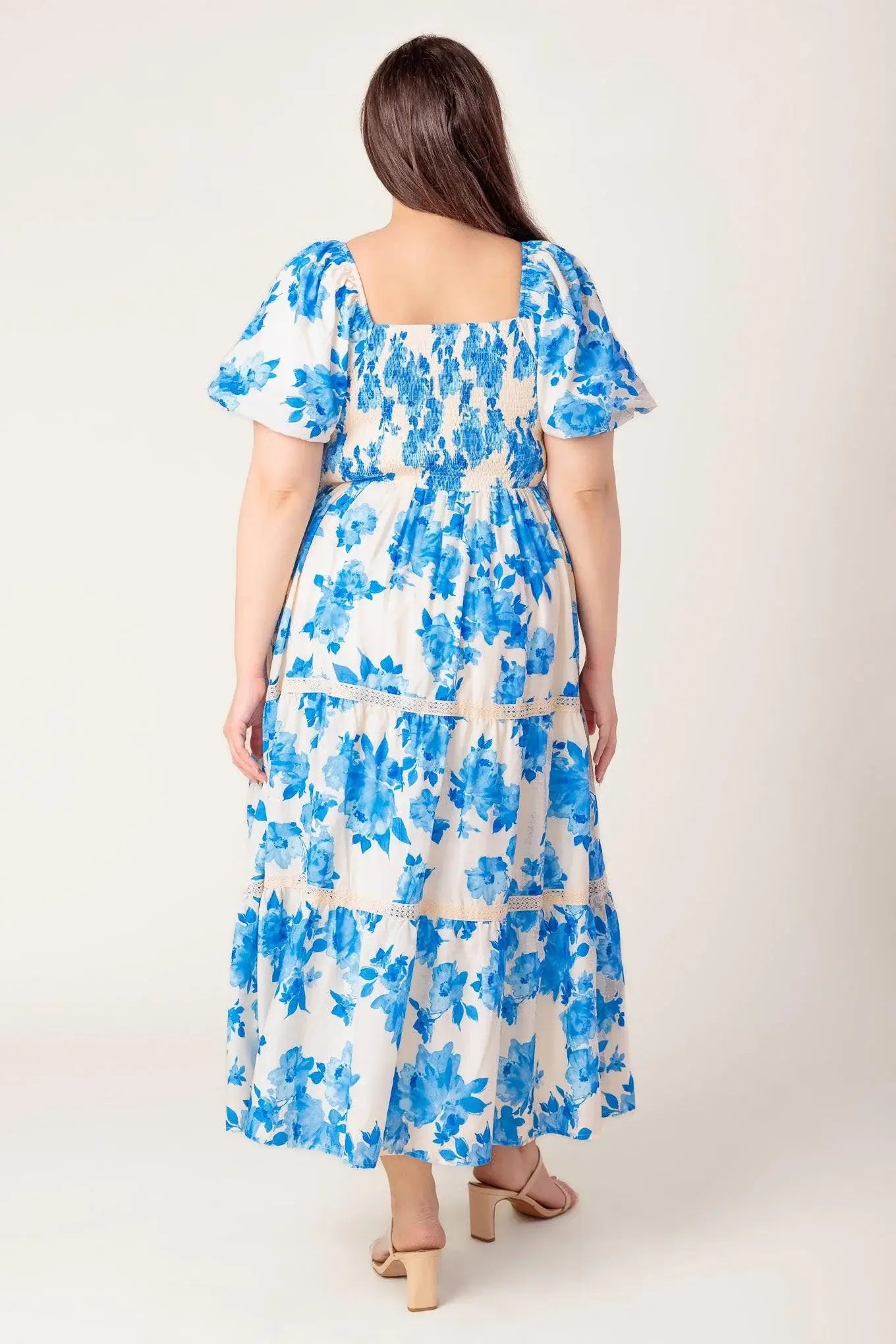 BLOOMING DAY WOVEN MIDI DRESS - Flying Tomato - Flyclothing LLC