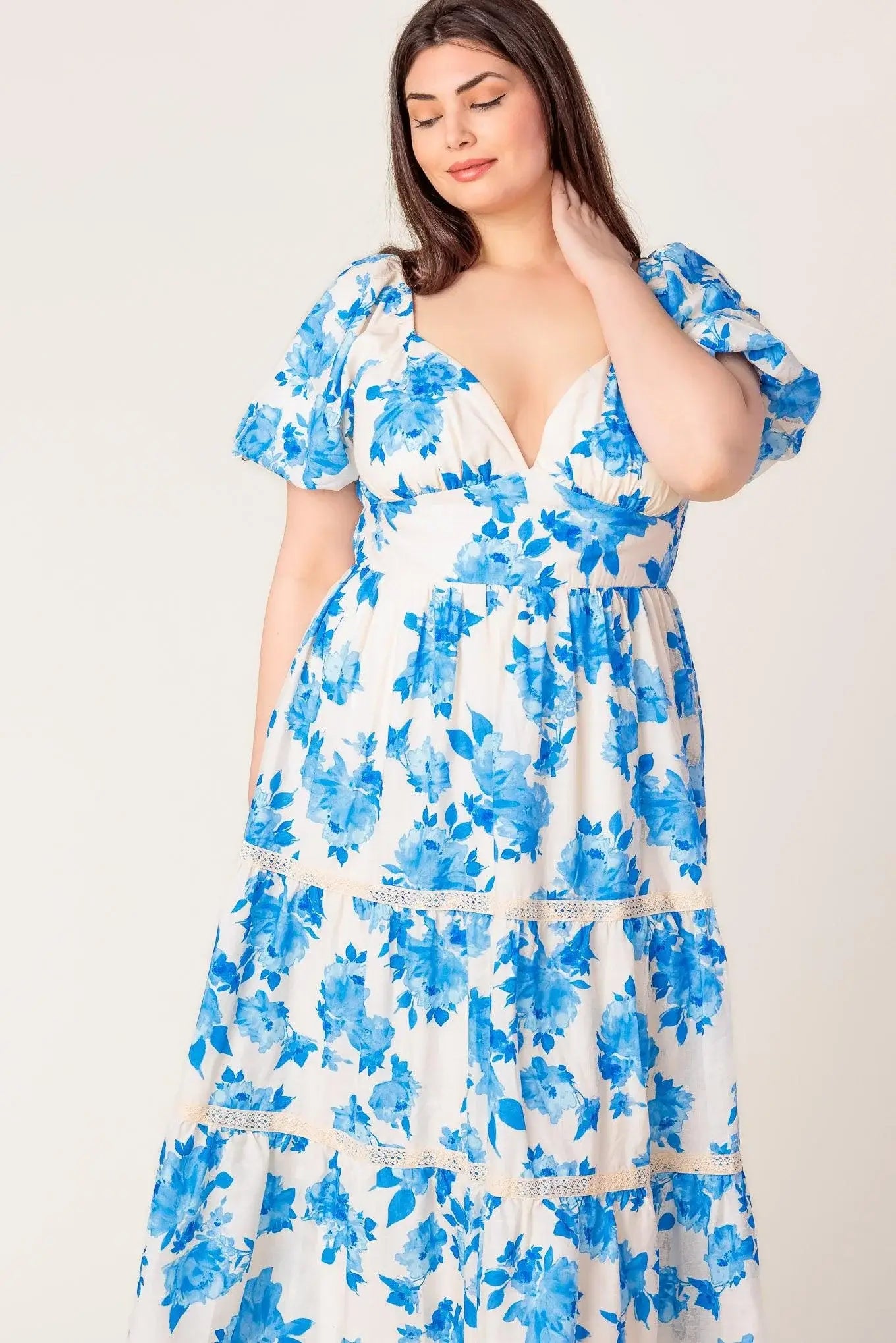 BLOOMING DAY WOVEN MIDI DRESS - Flying Tomato - Flyclothing LLC