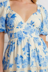 BLOOMING DAY WOVEN MIDI DRESS - Flying Tomato - Flyclothing LLC