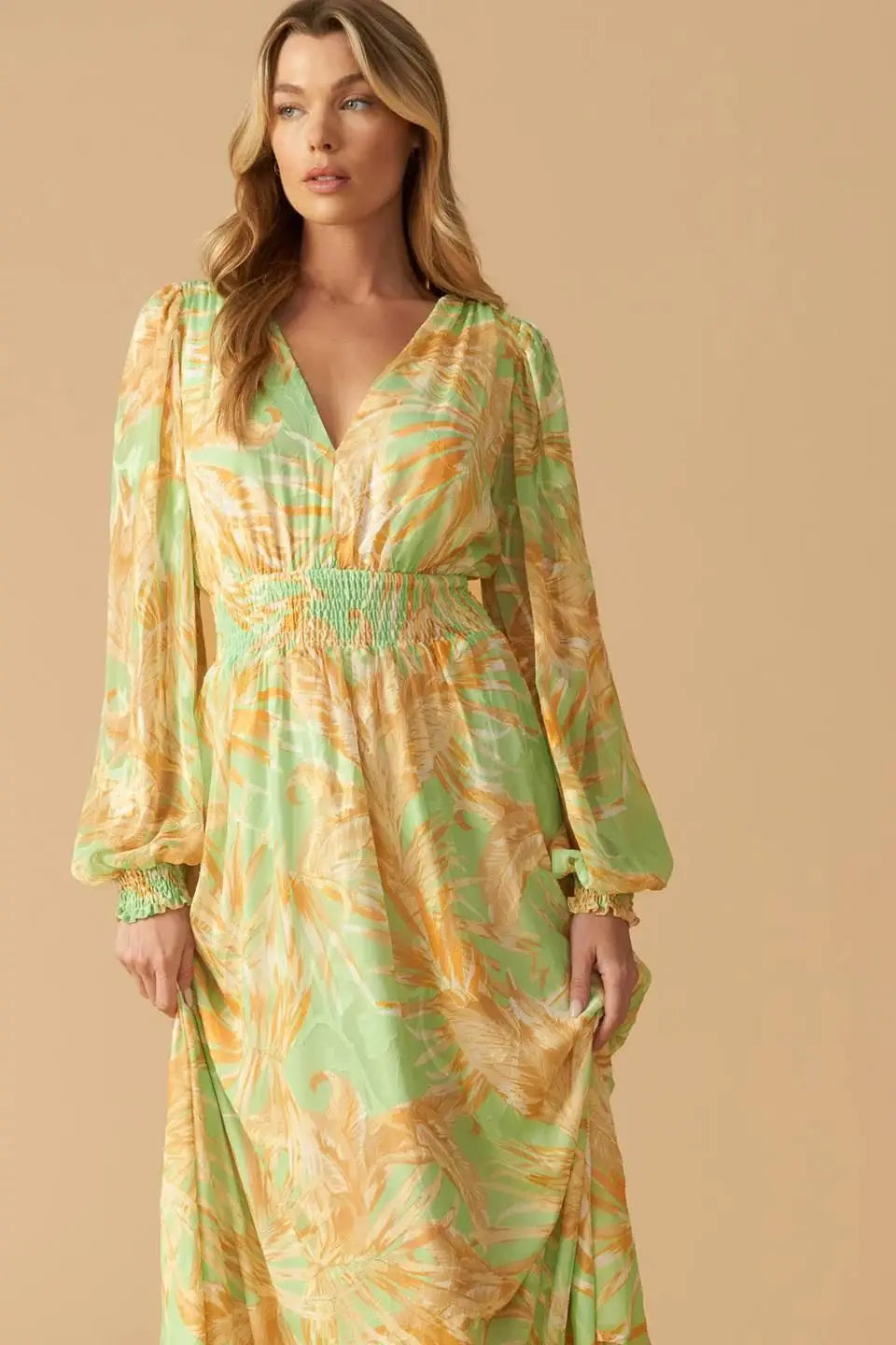 SUNSET SASHAY WOVEN MAXI DRESS - Flying Tomato - Flyclothing LLC