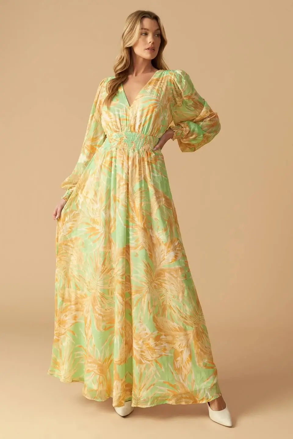 SUNSET SASHAY WOVEN MAXI DRESS - Flying Tomato - Flyclothing LLC