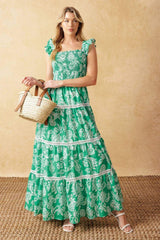 MOMENT IN TIME WOVEN MAXI DRESS - Flying Tomato - Flyclothing LLC