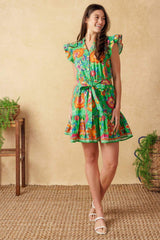 BRIGHTER DAYS WOVEN MINI DRESS - Flying Tomato - Flyclothing LLC