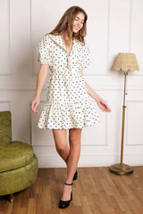 BRIGHTER DAYS WOVEN MINI DRESS - Flying Tomato - Flyclothing LLC