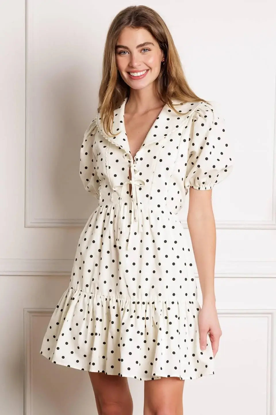 BRIGHTER DAYS WOVEN MINI DRESS - Flying Tomato - Flyclothing LLC