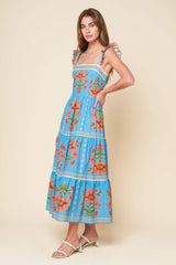 LOVELIEST MUSE IVORY WOVEN MIDI DRESS - Flying Tomato - Flyclothing LLC