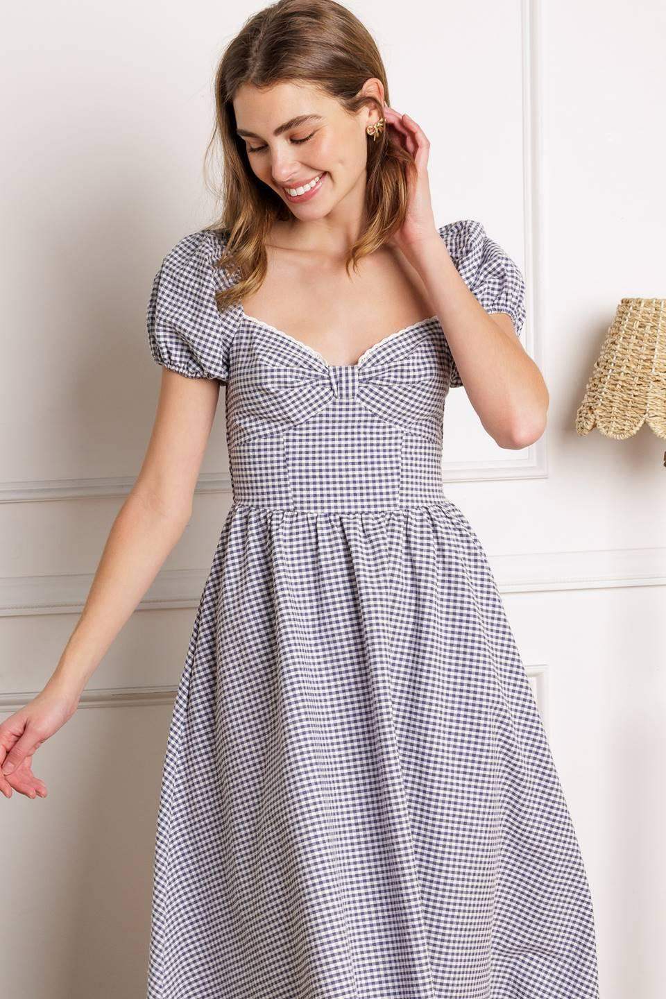 IT'S MY DAY WOVEN MIDI DRESS - Flying Tomato - Flyclothing LLC