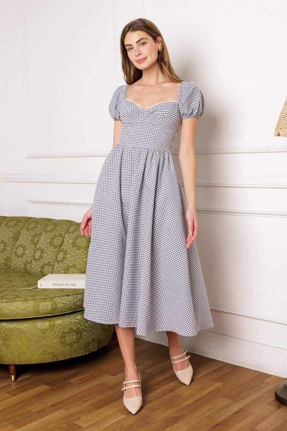 IT'S MY DAY WOVEN MIDI DRESS - Flying Tomato - Flyclothing LLC
