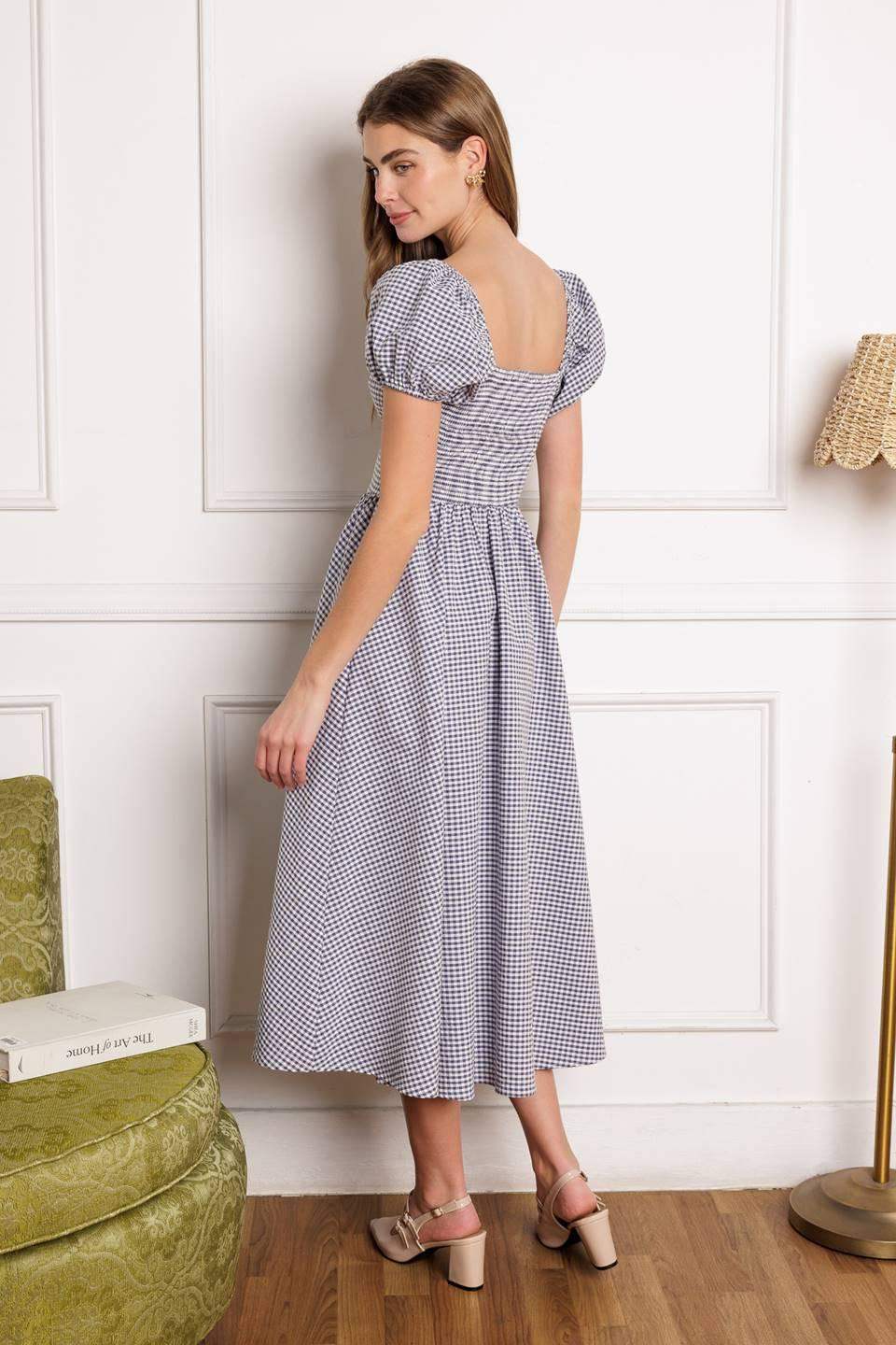 IT'S MY DAY WOVEN MIDI DRESS - Flying Tomato - Flyclothing LLC