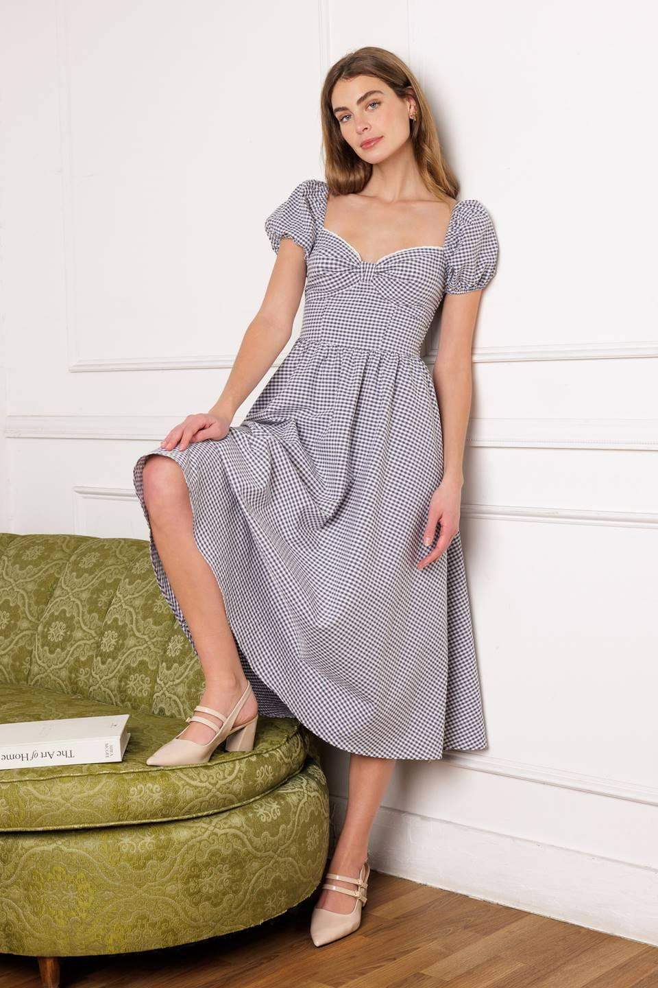 IT'S MY DAY WOVEN MIDI DRESS - Flying Tomato - Flyclothing LLC