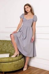 IT'S MY DAY WOVEN MIDI DRESS - Flying Tomato - Flyclothing LLC