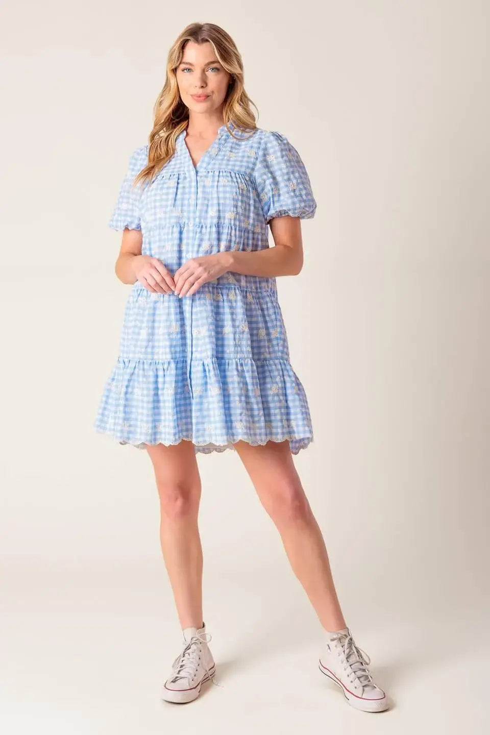 LET'S CATCH UP WOVEN BABYDOLL DRESS - Flying Tomato - Flyclothing LLC