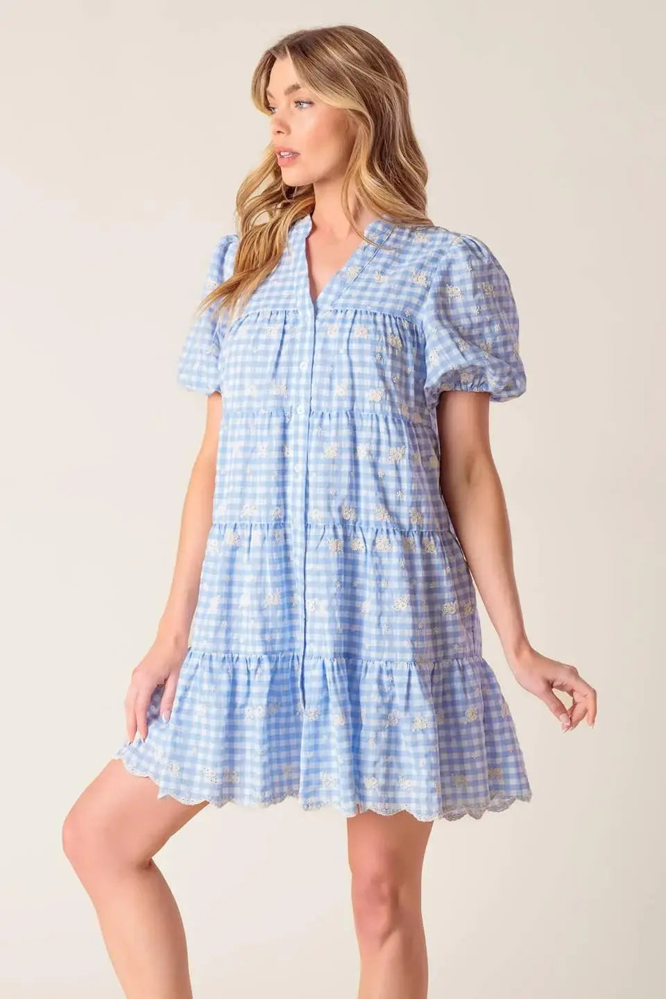 LET'S CATCH UP WOVEN BABYDOLL DRESS - Flying Tomato - Flyclothing LLC
