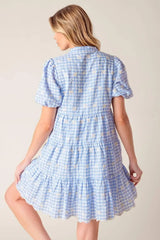 LET'S CATCH UP WOVEN BABYDOLL DRESS - Flying Tomato - Flyclothing LLC