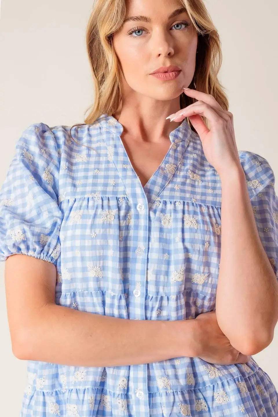 LET'S CATCH UP WOVEN BABYDOLL DRESS - Flying Tomato - Flyclothing LLC
