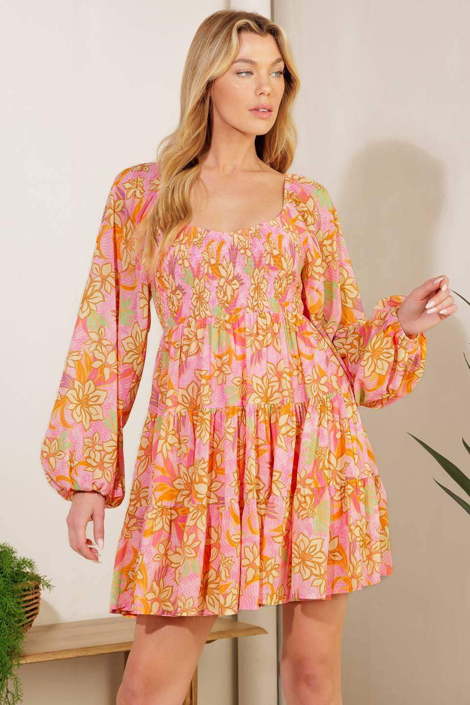 KILLING TIME WOVEN MINI DRESS - Flying Tomato - Flyclothing LLC