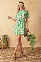 MYSTERIES OF THE NIGHT WOVEN MINI DRESS - Flying Tomato - Flyclothing LLC