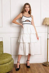 GO GETTER WOVEN MIDI DRESS - Flying Tomato - Flyclothing LLC