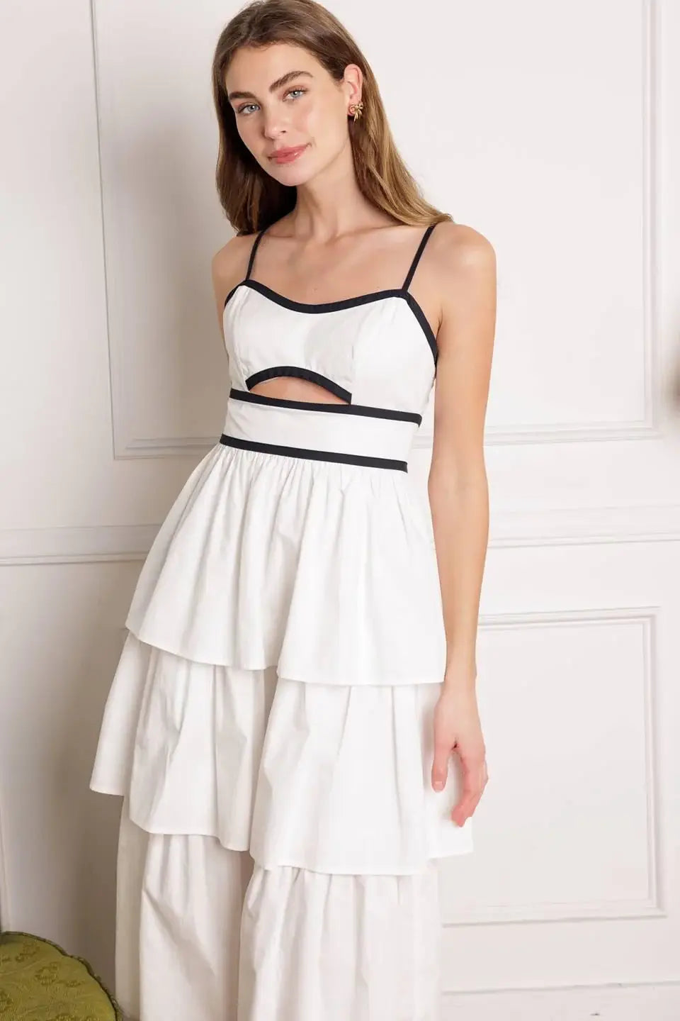 GO GETTER WOVEN MIDI DRESS - Flying Tomato - Flyclothing LLC