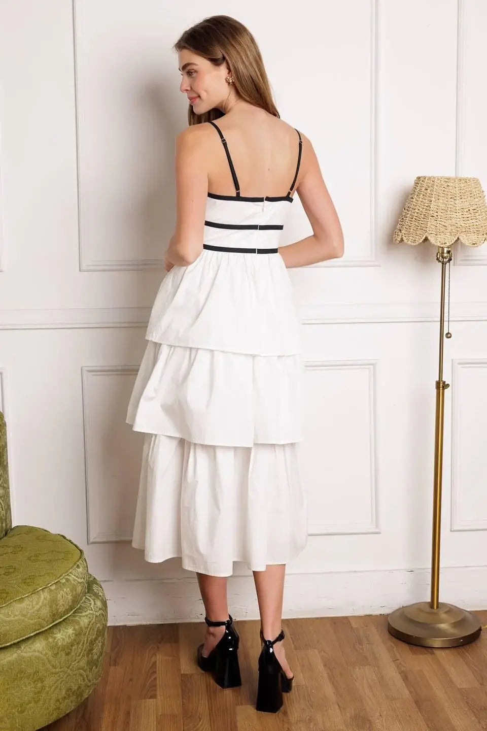 GO GETTER WOVEN MIDI DRESS - Flying Tomato - Flyclothing LLC
