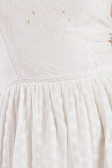 ENCHANTING MOMENTS WOVEN MIDI DRESS - Flying Tomato - Flyclothing LLC