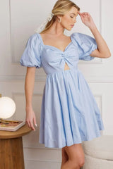 GOTTA LOVE WOVEN MINI DRESS - Flying Tomato - Flyclothing LLC