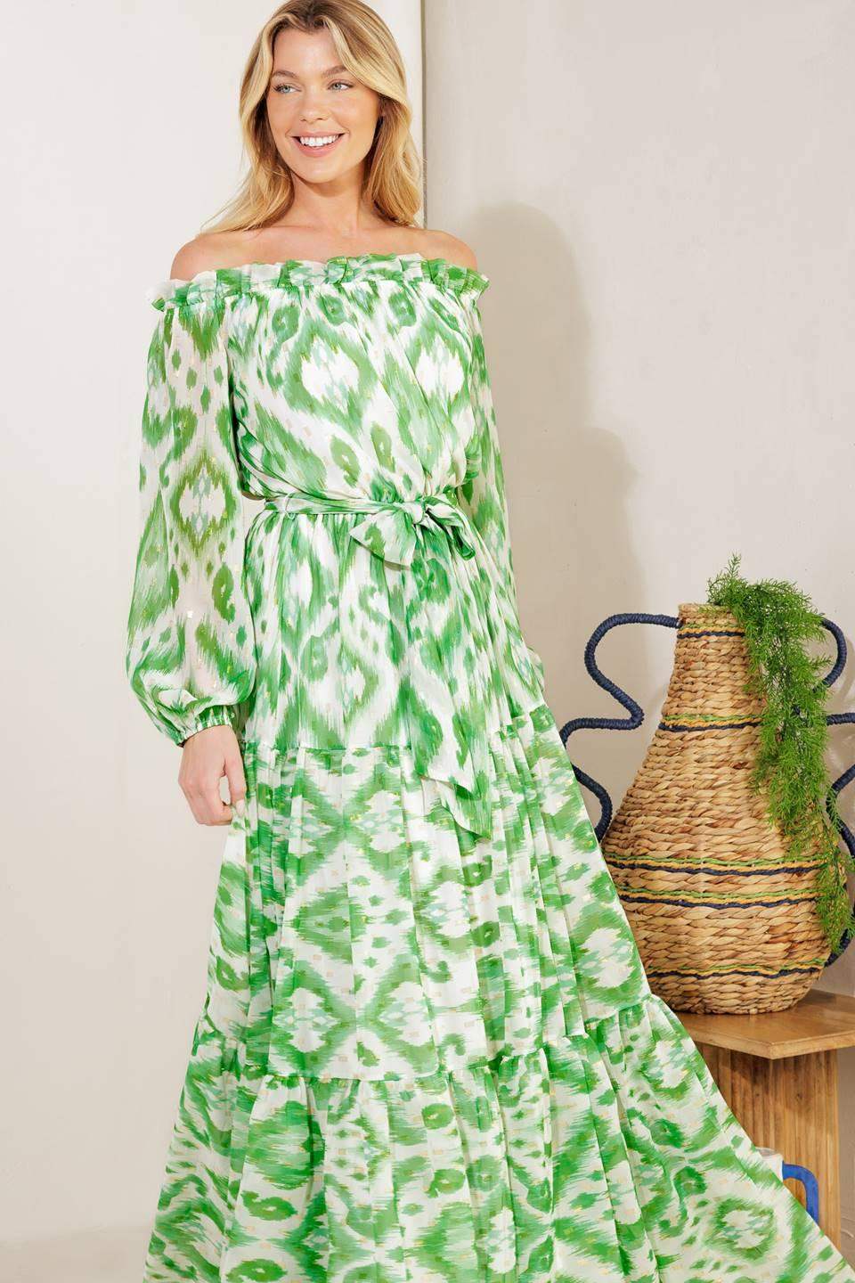 ECLIPSE'S WHISPER WOVEN MAXI DRESS - Flying Tomato - Flyclothing LLC