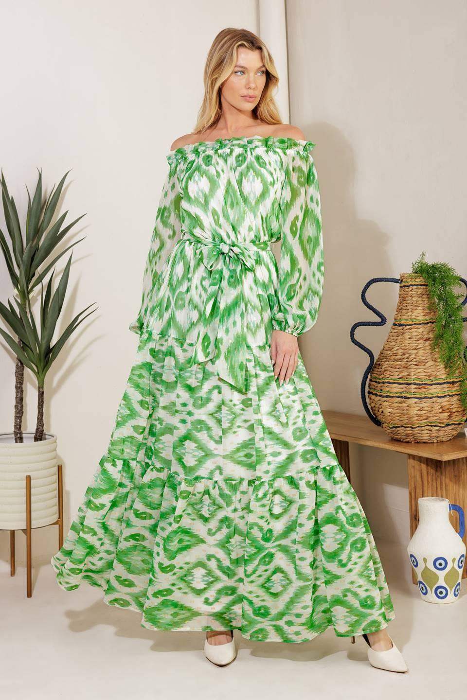ECLIPSE'S WHISPER WOVEN MAXI DRESS - Flying Tomato - Flyclothing LLC