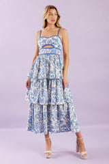 A GREAT ESCAPE WOVEN MIDI DRESS - Flying Tomato - Flyclothing LLC