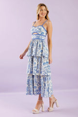 A GREAT ESCAPE WOVEN MIDI DRESS - Flying Tomato - Flyclothing LLC
