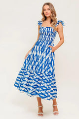 LOST IN THE DETAILS WOVEN MIDI DRESS - Flying Tomato - Flyclothing LLC