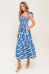 LOST IN THE DETAILS WOVEN MIDI DRESS - Flying Tomato - Flyclothing LLC