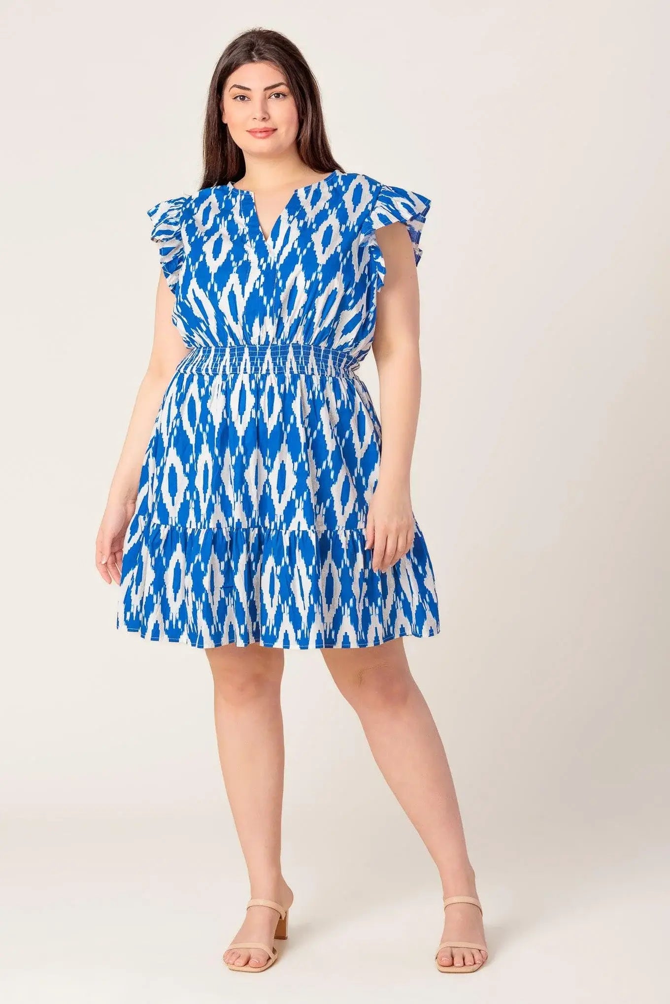 A PERFECT MATCH WOVEN MINI DRESS - Flying Tomato - Flyclothing LLC