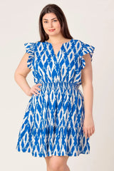 A PERFECT MATCH WOVEN MINI DRESS - Flying Tomato - Flyclothing LLC