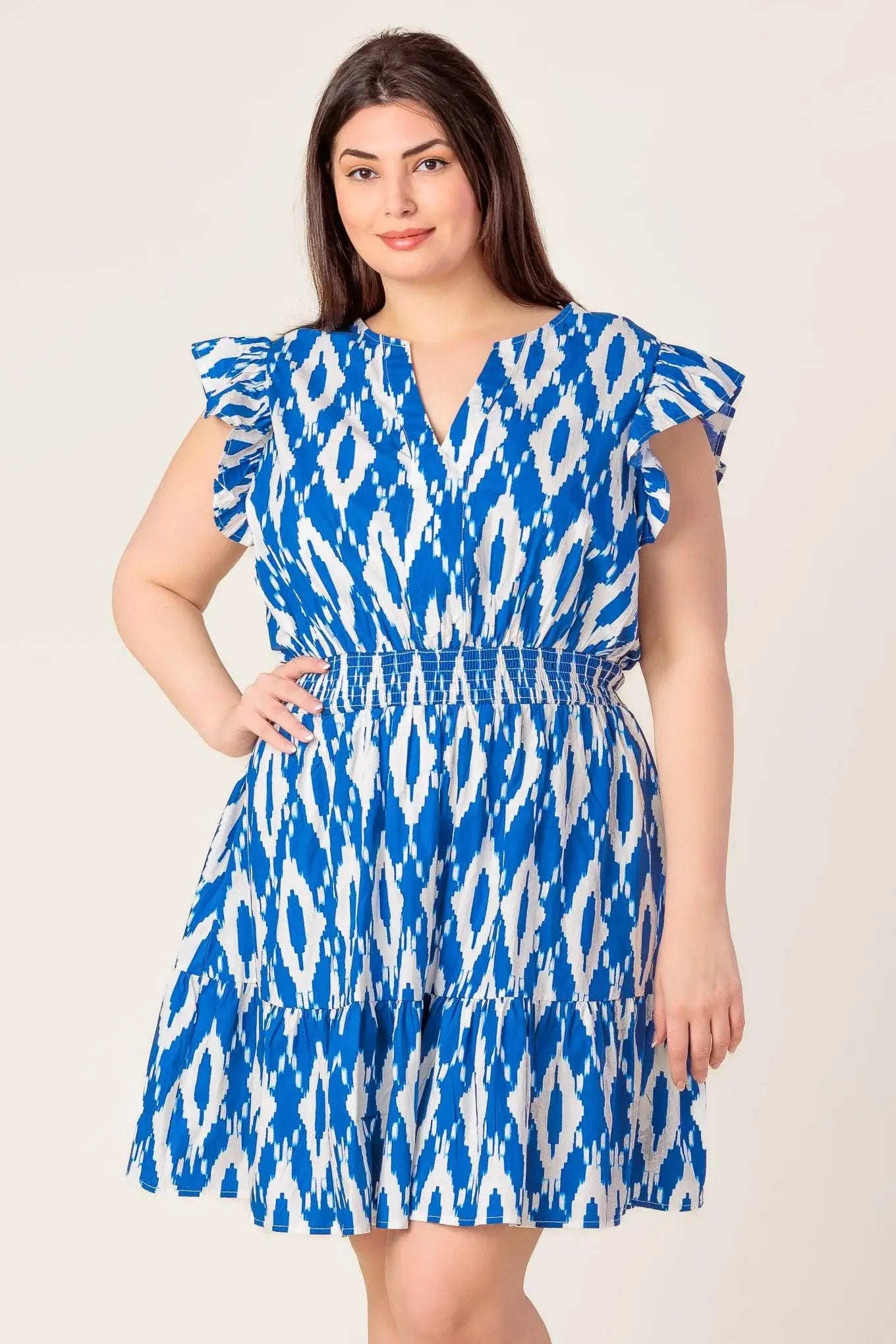 A PERFECT MATCH WOVEN MINI DRESS - Flying Tomato - Flyclothing LLC