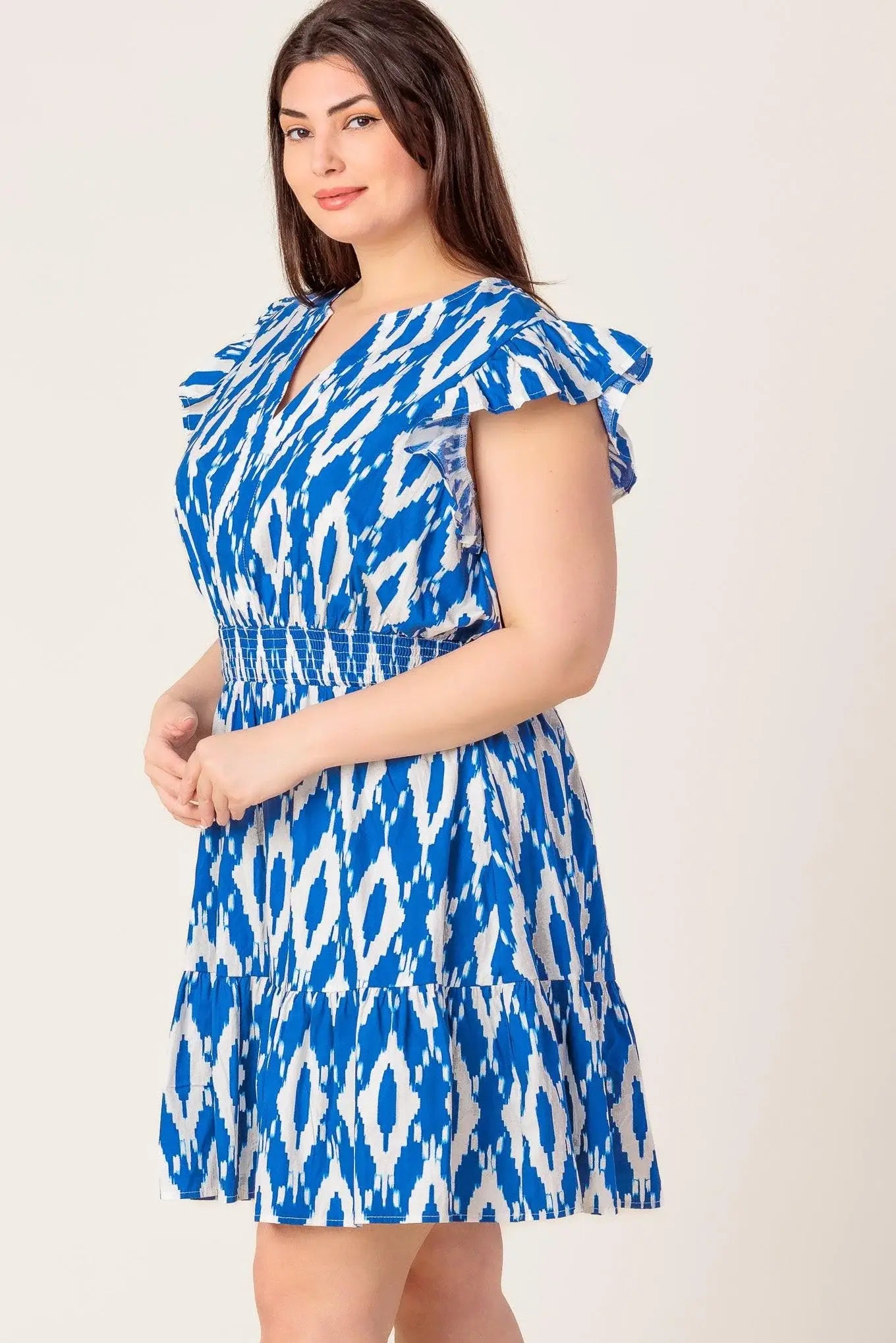 A PERFECT MATCH WOVEN MINI DRESS - Flying Tomato - Flyclothing LLC