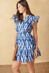 A PERFECT MATCH WOVEN MINI DRESS - Flying Tomato - Flyclothing LLC