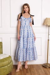 OFF FOR THE DAY WOVEN MIDI DRESS - Flying Tomato - Flyclothing LLC
