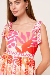 DRIVE-IN MOVIE WOVEN MAXI DRESS - Flying Tomato - Flyclothing LLC