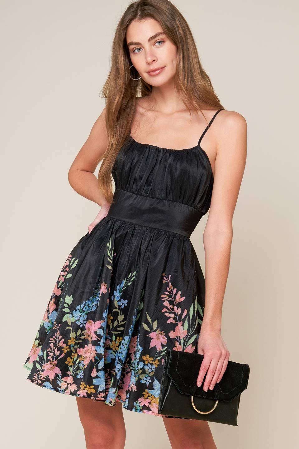 WITH THE TIDE WOVEN MINI DRESS - Flying Tomato - Flyclothing LLC