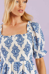 THROUGH THE GARDEN WOVEN MINI DRESS - Flying Tomato - Flyclothing LLC