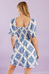 THROUGH THE GARDEN WOVEN MINI DRESS - Flying Tomato - Flyclothing LLC
