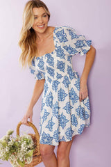 THROUGH THE GARDEN WOVEN MINI DRESS - Flying Tomato - Flyclothing LLC