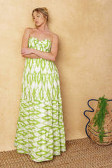 PETALS OF TIME WOVEN MAXI DRESS - Flying Tomato - Flyclothing LLC