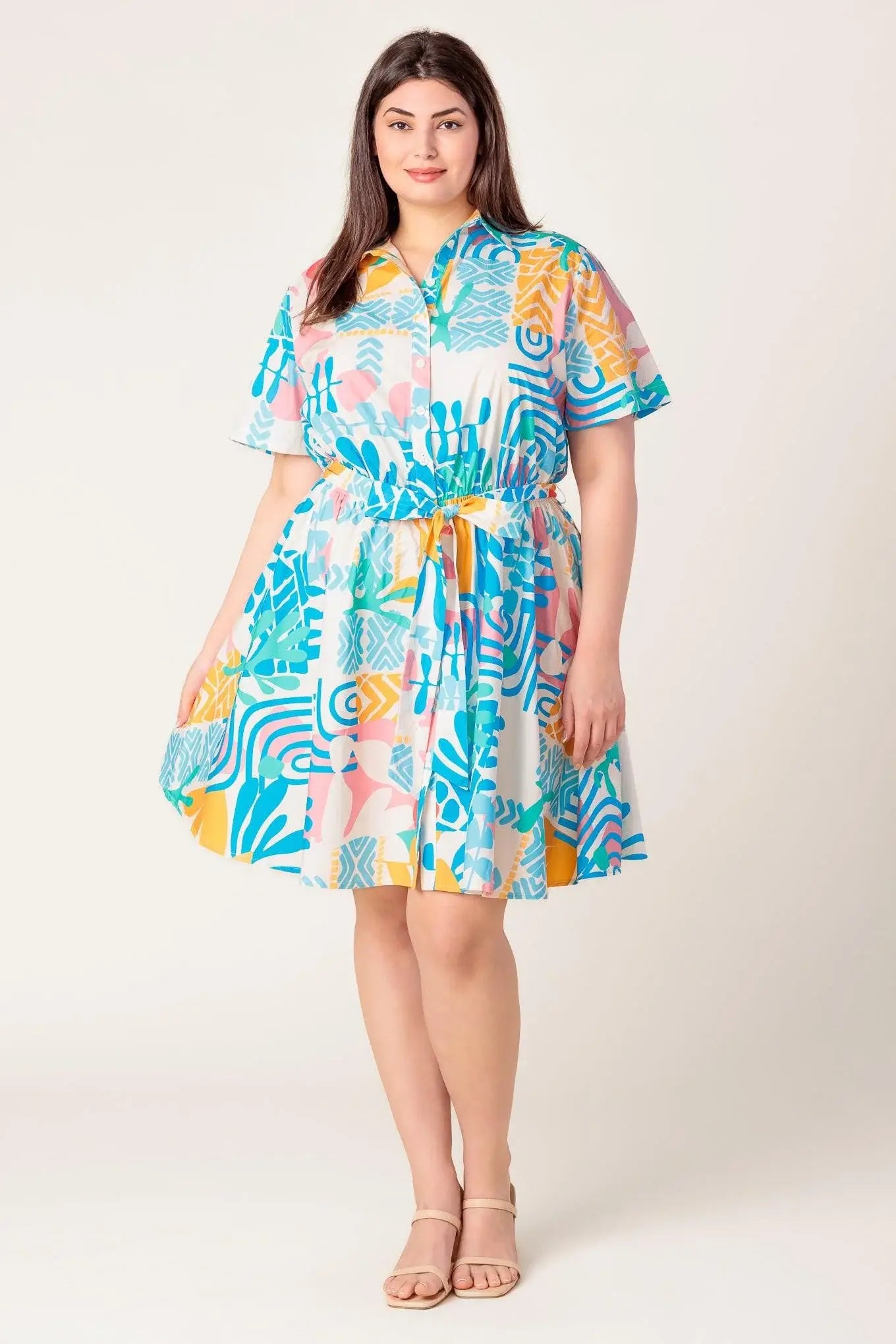 GARDEN SOCIAL WOVEN MINI DRESS - Flying Tomato - Flyclothing LLC